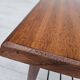 1970s, Danish coffee table, wheels, teak wood.