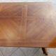 Large vintage table in solid walnut
