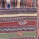 5x11 Red Blue Vintage Kilim Rug 149x326Cm
