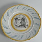 “Lorenzo il Magnifico” Wall Plate by Luciano Guarnier for Richard Ginori, Italy