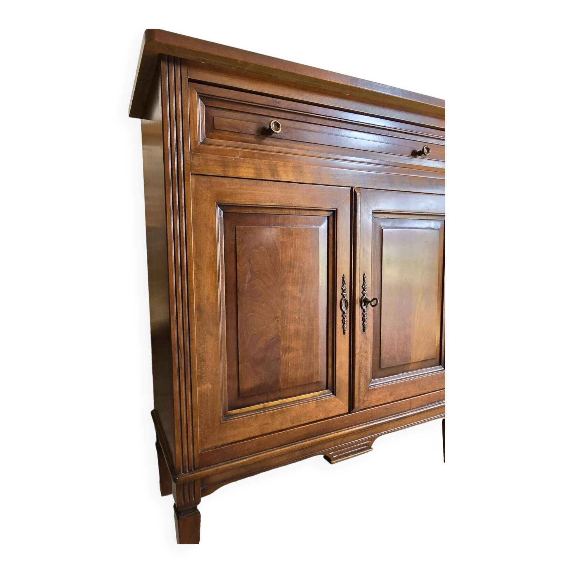 Small Parisian cherry wood buffet cabinet