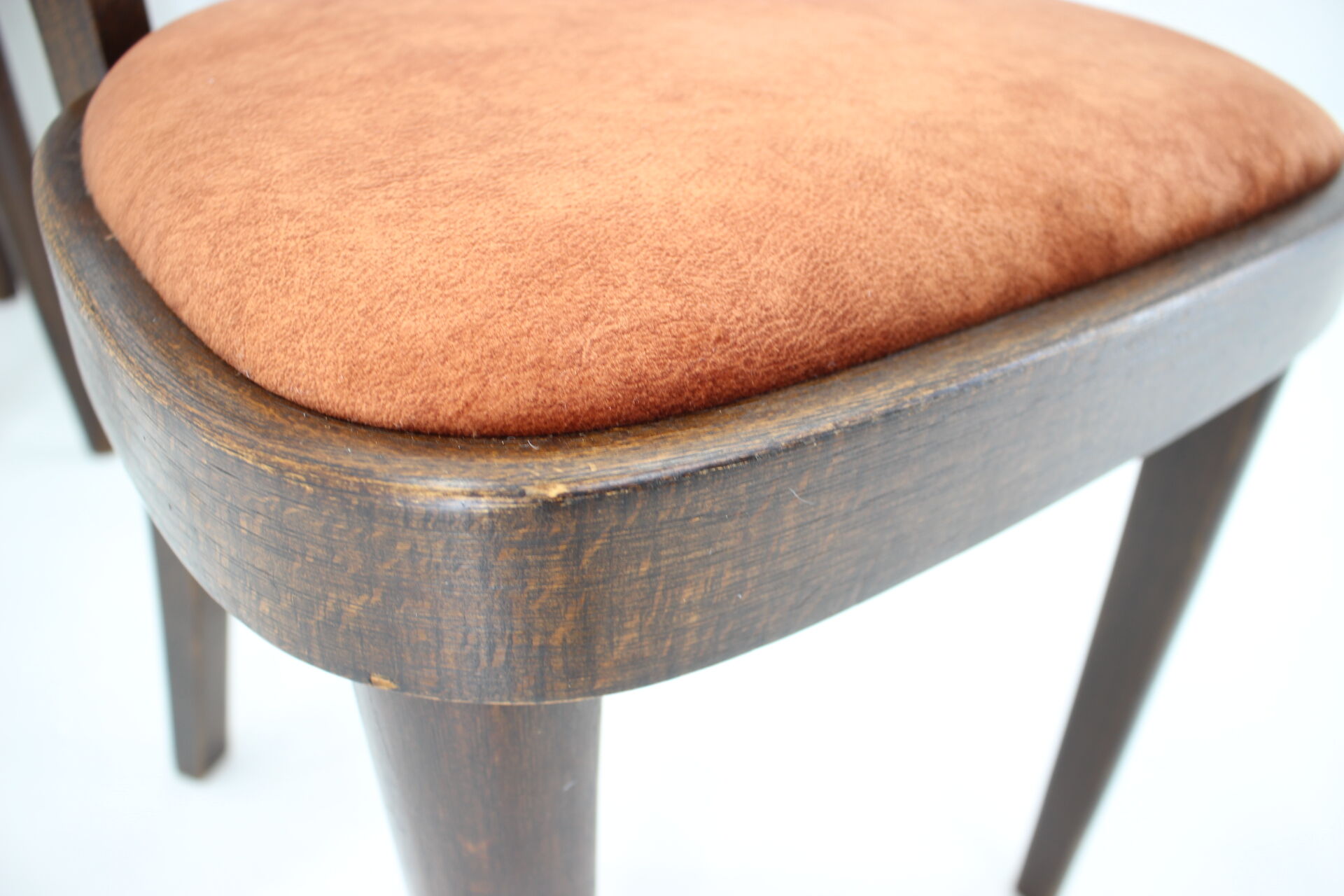 1940s Set of Four Dining Chairs ,Czechoslovakia