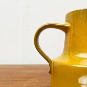Minimalist carafe vase by BKW Böttger Keramik Wandsbek, Hamburg, Germany, 1960s.