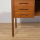 Mid-Century Freestanding Teak Desk, Denmark, 1960s