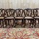 Set of 10 caned chairs from the Louis Philippe period.