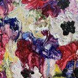 Antique bouquet of flowers painting