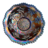 Coupe fenton little flowers carnival glass