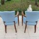 Pair of teak Art Deco armchairs
