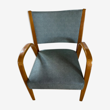 Bow-Wood armchair by Hugues Steiner for Steiner