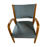 Bow-Wood armchair by Hugues Steiner for Steiner