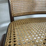 Ligna (Thonet A811), années 1930, Rotin, Vintage Set de 2