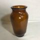 Former Henkel vintage stamped orange smoked glass vase