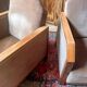 Pair of Art Deco club armchairs, renovated