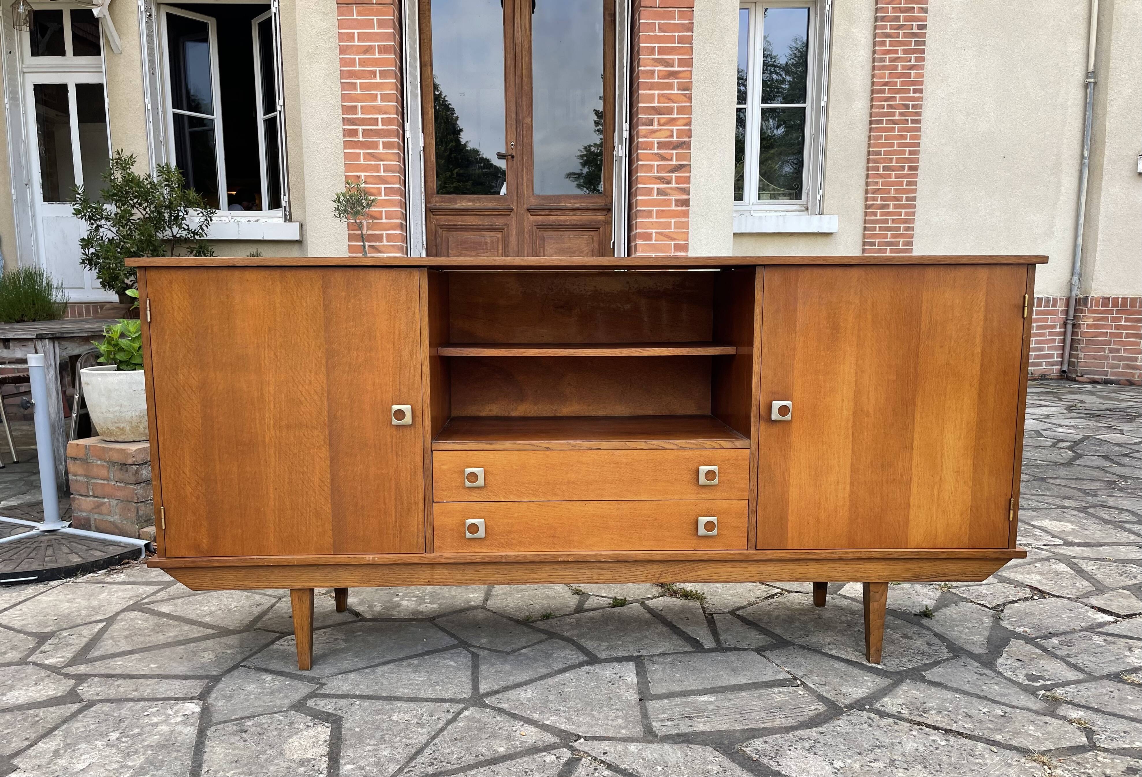 Scandinavian oak sideboard