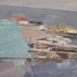 "Boat Scene" by Adrian Van Arkel