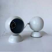 Paire de lampes « eyeball » années 80