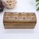 Florentine wooden stamp box, vintage Italy