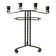 Large Brutalist Wrought Iron Candlestick