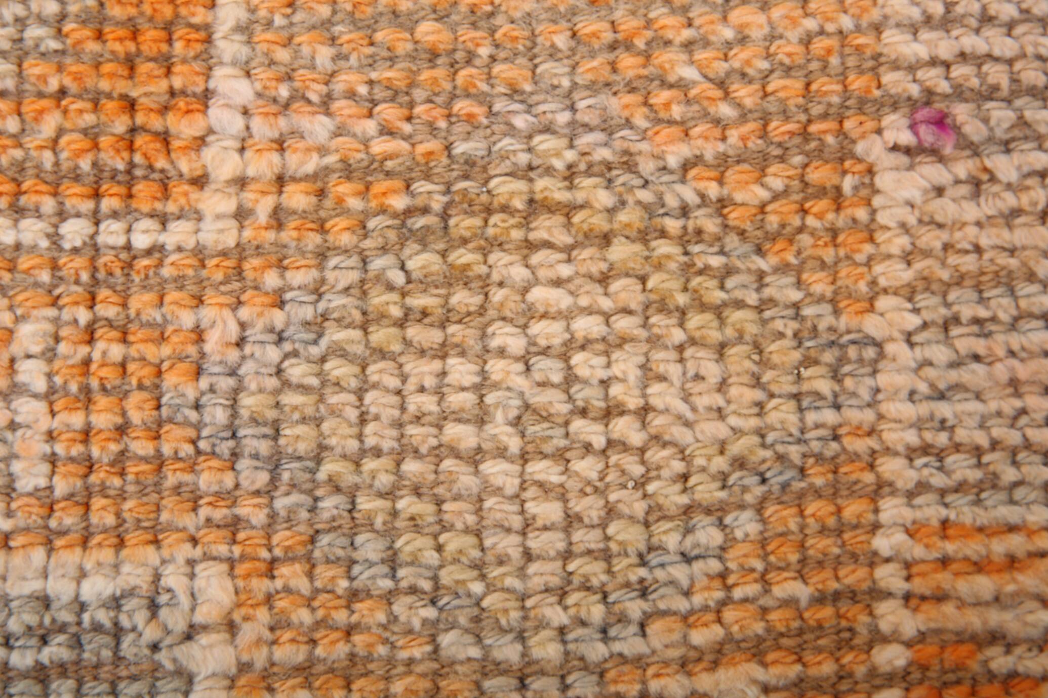 2x12 Long Narrow Orange Vintage Runner Rug, 75x378Cm SK 18494 FREE SHIPPING