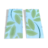 Pair of Gyllen glass wall lamps
