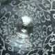 Art-Deco vase in Baccarat crystal, Michelangélo model, engraved with arabesques and signed