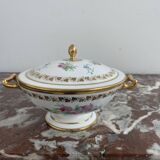 Antique, bezel, Sèvres porcelain, Royal Manufacture, 19th century, Louis-Philippe period