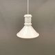 Older glass hanging lamp from Danish Holmegaard, model Apoteker lamp from the 1980s.