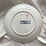 Japanese-style saucer plate "Timor" Sarreguemines