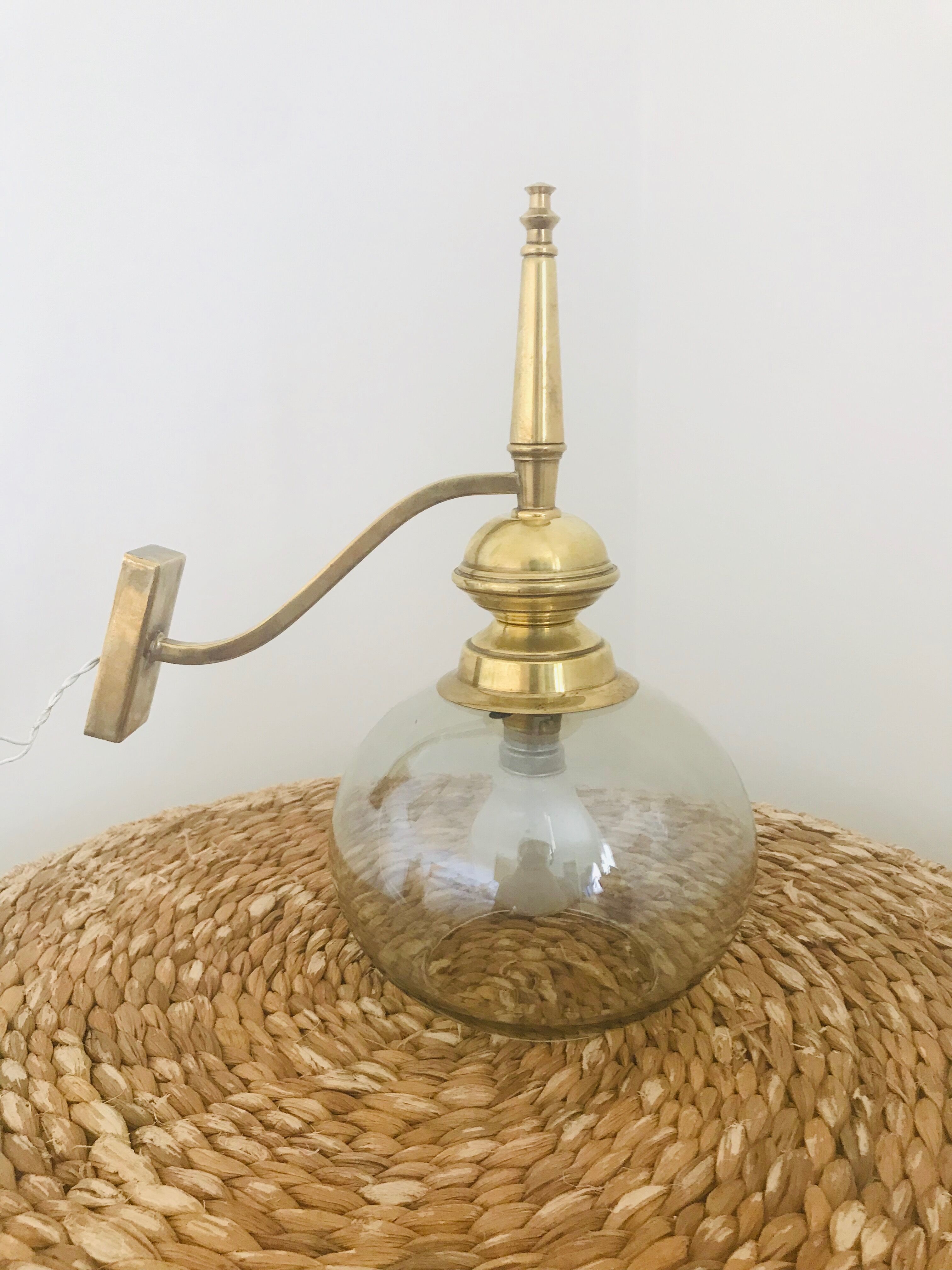 Vintage brass sconce