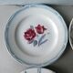 Set of 6 dinner plates Digoin Sarreguemines 40-50 years