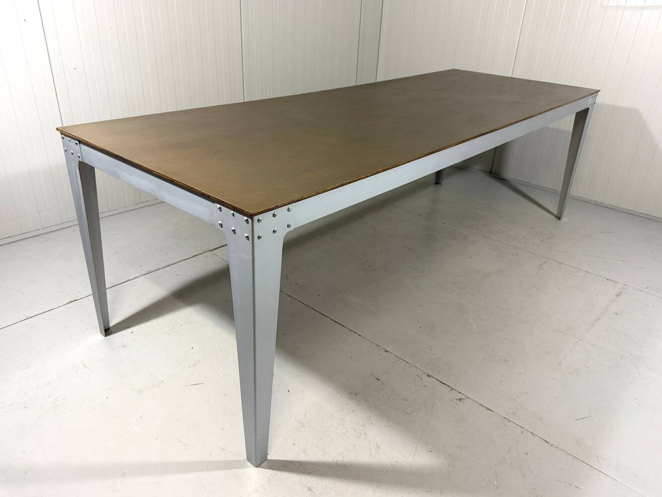 Piet Hein Eek XXL aluminium dining table 1990’s