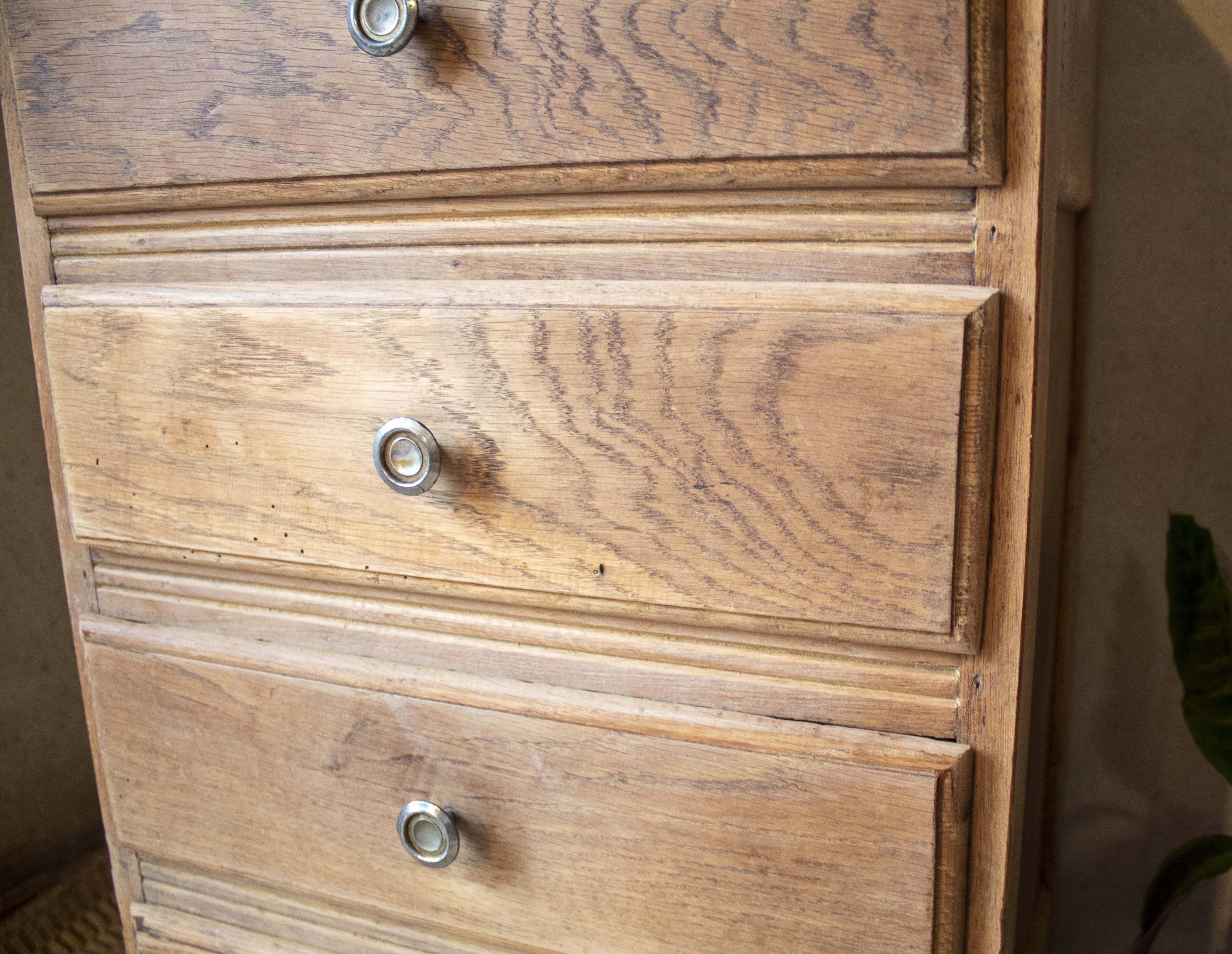 Renovated antique chest of drawers
