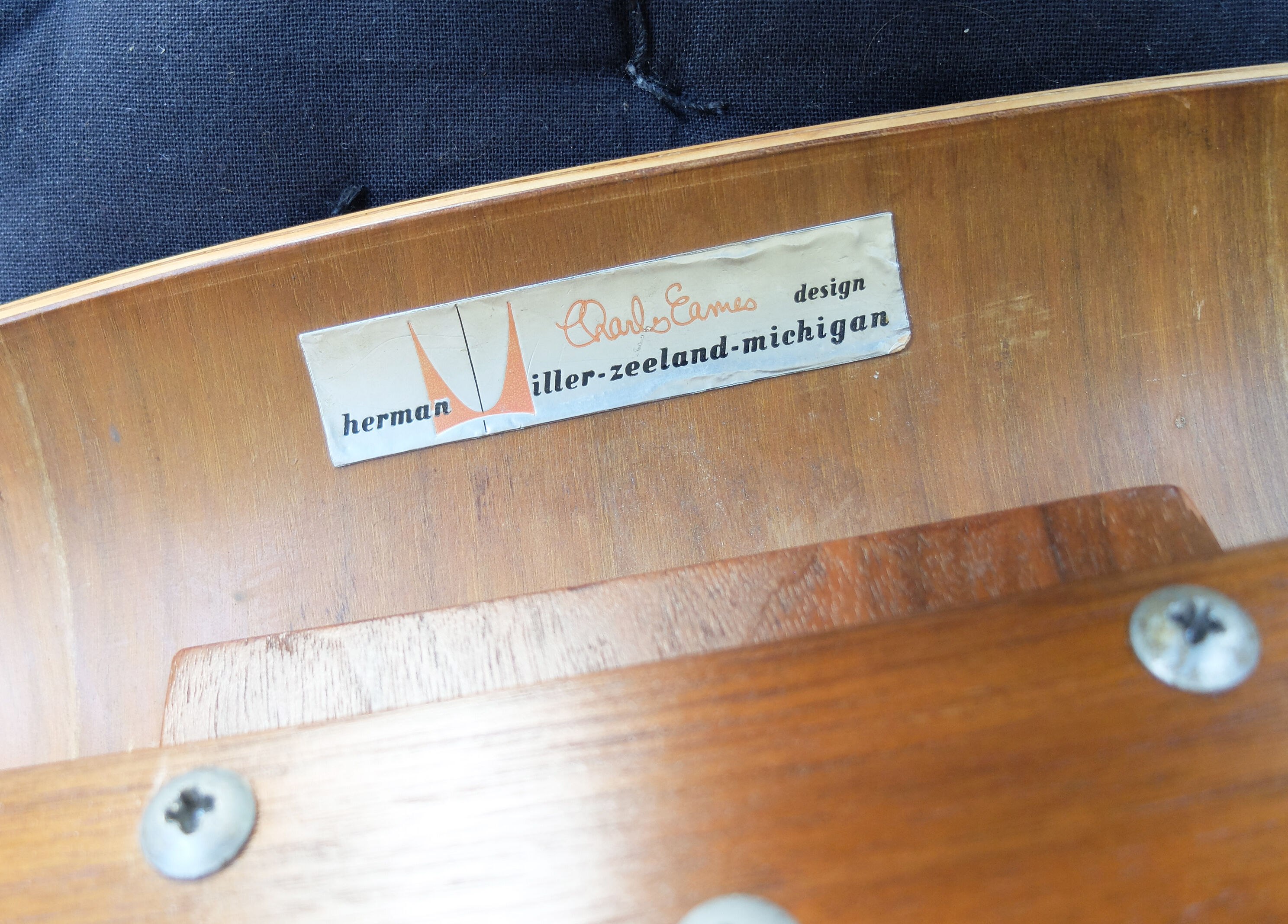 LCW Lounge Chair Walnut by Charles and Ray Eames for Evans / Herman Miller, 1948-49