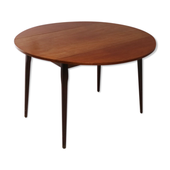 English mid century drop leaf dining table 1970