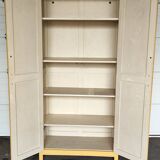 Armoire d'atelier peinte deux portes