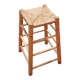 Rush and birch stool 1960