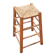 Rush and birch stool 1960