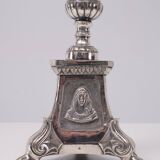 Antique Silver plated France church candle sticks 1850s