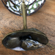 Lamp signed Georges Leleu era Art Nouveau Tiffany hat