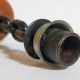 Duo de bougeoirs brutalistes Art-populaire années 50