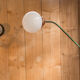 Large swan-neck wall light