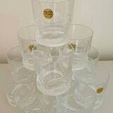 Verres cristal d’arques vintage