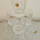 Vintage Arques crystal glasses