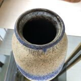 Vase Scheurich bleu moucheté