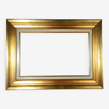 Golden wood frame gold leaf 47x34 foliage 35x22 cm beautiful occasion SB159