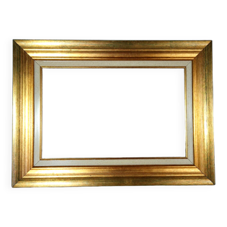 Golden wood frame gold leaf 47x34 foliage 35x22 cm beautiful occasion SB159