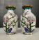 Pair of small vintage cloisonné vases