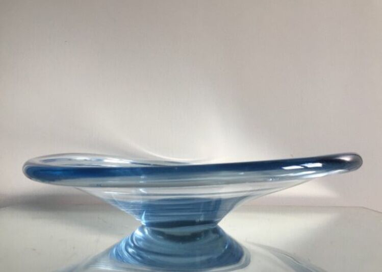 Sculptural Holmegaard bowl Danish 1950