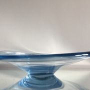 Sculptural Holmegaard bowl Danish 1950