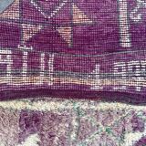 Moroccan carpet boujad purple - 214 x 350 cm